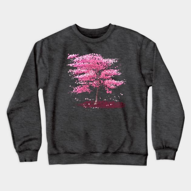 sakura - cherry blossom tree Crewneck Sweatshirt by Ghostlyboo